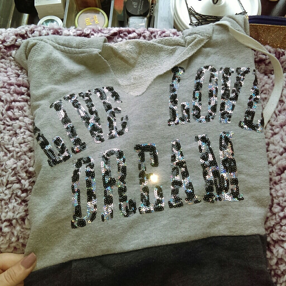 Live love dream hoodie